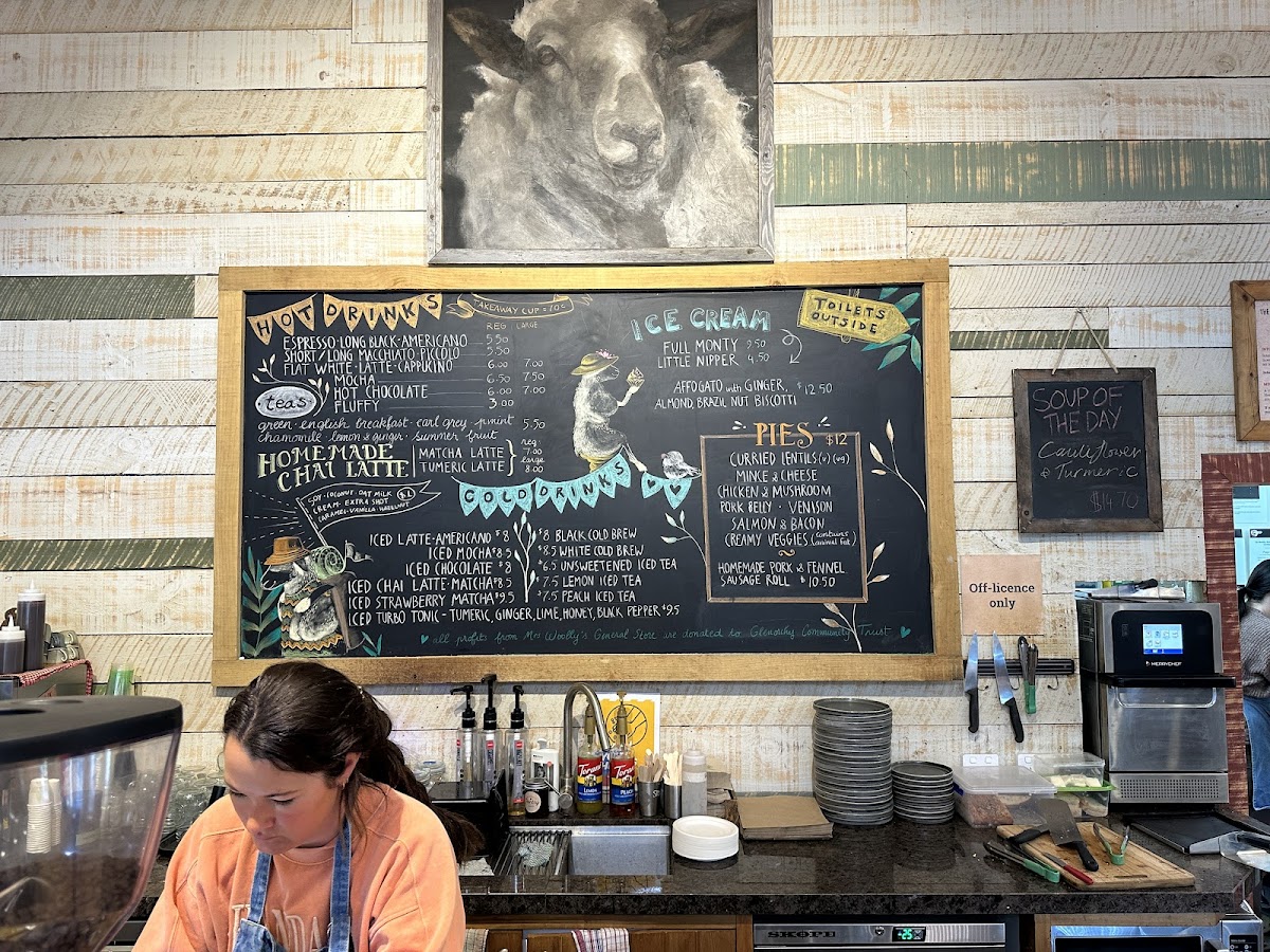 Menu Mrs Woolly's General Store-2