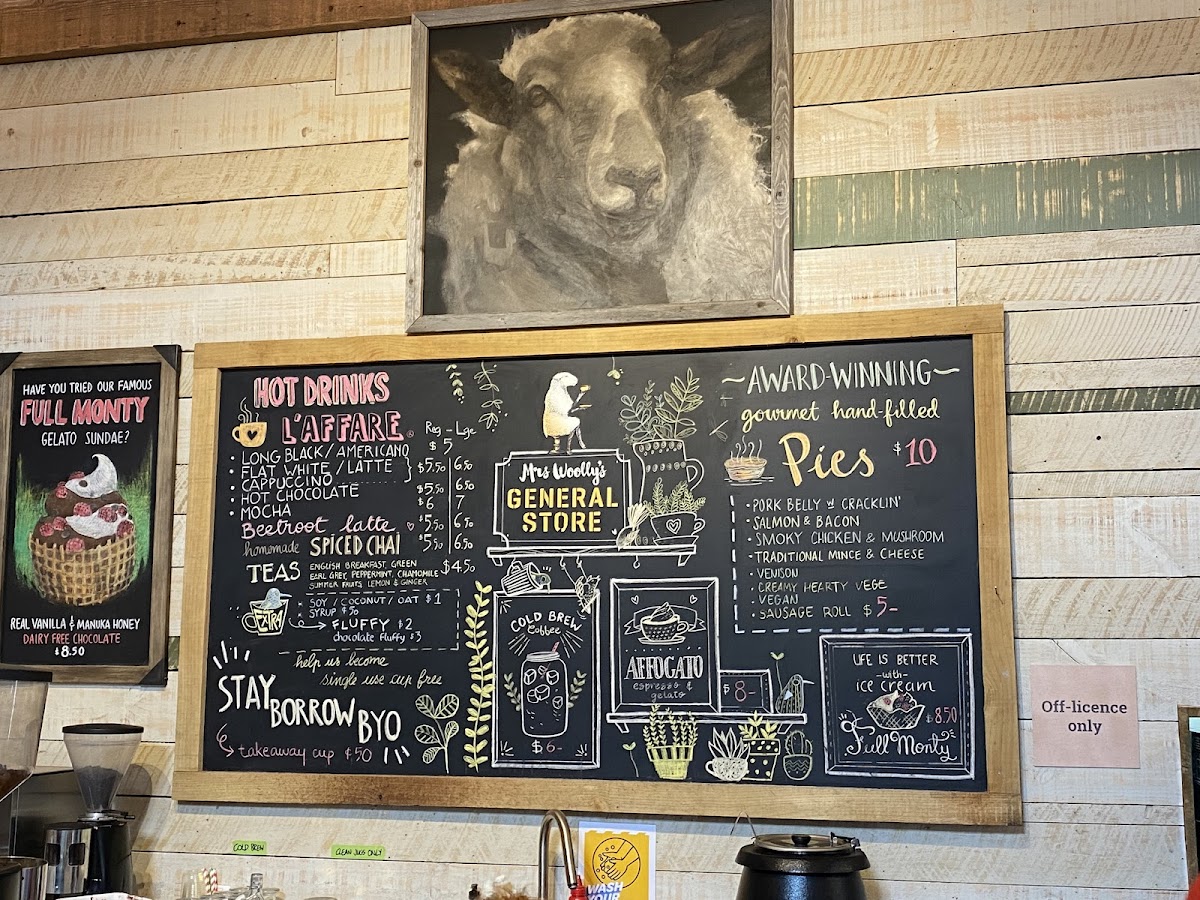 Menu Mrs Woolly's General Store-3