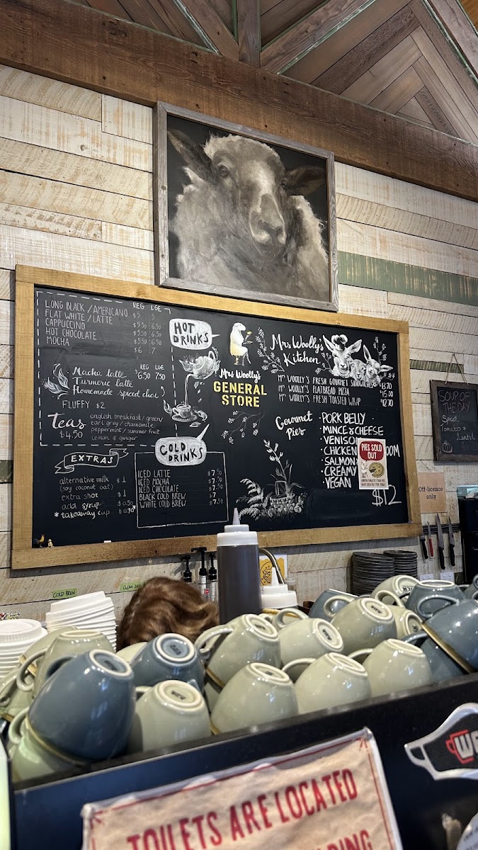 Menu Mrs Woolly's General Store-4