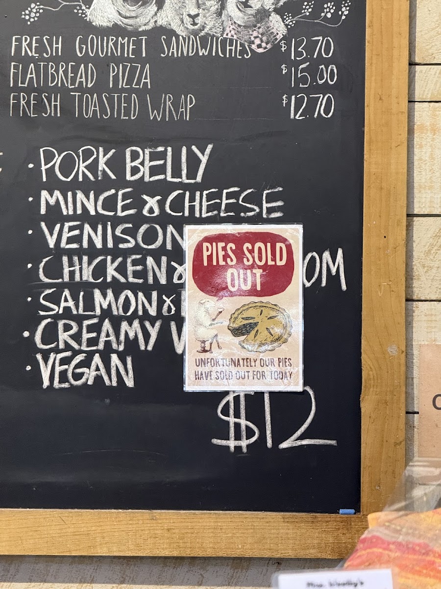 Menu Mrs Woolly's General Store-7